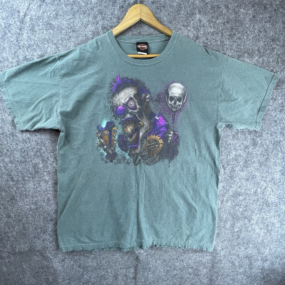 Harley Davidson Shirt Mens XL Zombie Skull Beach Shack Panama City Beach Florida